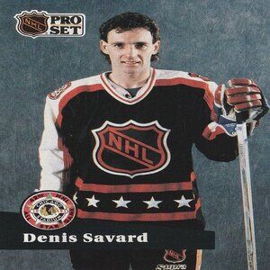 Denis Savard - 1991 Pro Set NHL All-Star Hockey Card